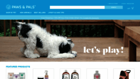 What Pawsandpals.com website looked like in 2020 (4 years ago)