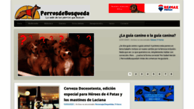 What Perrosdebusqueda.es website looked like in 2020 (4 years ago)