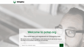What Potap.org website looked like in 2020 (4 years ago)