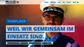 What Polizei-der-beruf.de website looked like in 2020 (4 years ago)