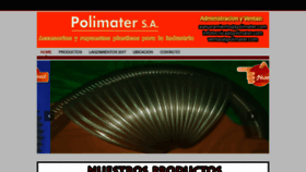 What Polimater.com website looked like in 2020 (4 years ago)
