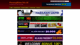 What Pasangiklan.biz.id website looked like in 2020 (4 years ago)