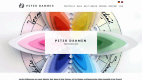 What Peterdahmen.de website looked like in 2020 (4 years ago)