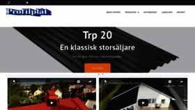 What Profilplat.se website looked like in 2020 (4 years ago)