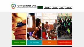 What Perthdiabetescare.com.au website looked like in 2020 (4 years ago)