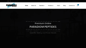 What Paradigmpeptides.com website looked like in 2020 (4 years ago)
