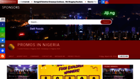 What Promosinnigeria.com website looked like in 2020 (4 years ago)
