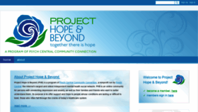 What Projectbeyondblue.com website looked like in 2020 (4 years ago)