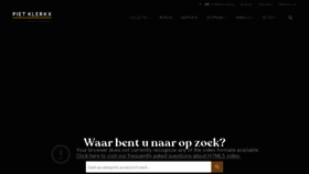 What Pietklerkx.nl website looked like in 2020 (4 years ago)