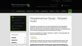 What Partytentverhuur-groenehart.nl website looked like in 2020 (4 years ago)