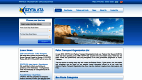 What Pafosbuses.com website looked like in 2020 (4 years ago)