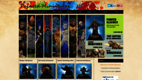 What Paintedminiatures.ca website looked like in 2020 (4 years ago)