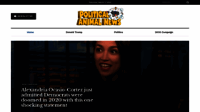 What Politicalanimalnews.com website looked like in 2020 (4 years ago)