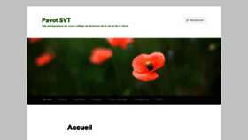 What Pavot-svt.fr website looked like in 2020 (4 years ago)