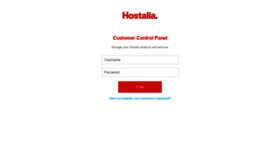What Panel.hostalia.com website looked like in 2020 (4 years ago)