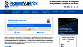 What Pearsonvuetrick.com website looked like in 2020 (4 years ago)