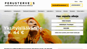 What Perusterveys.fi website looked like in 2020 (4 years ago)