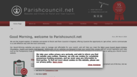 What Parishcouncil.net website looked like in 2020 (4 years ago)
