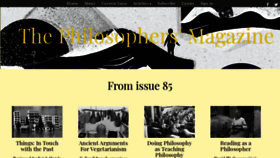 What Philosophersmag.com website looked like in 2020 (4 years ago)