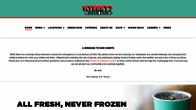 What Pterrys.com website looked like in 2020 (4 years ago)