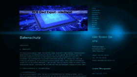 What Pcbelectexport.nrw website looked like in 2020 (4 years ago)