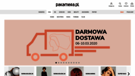 What Pakamera.pl website looked like in 2020 (4 years ago)