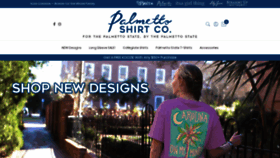 What Palmettoshirtco.com website looked like in 2020 (4 years ago)