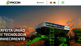What Piccin.com.br website looked like in 2020 (4 years ago)