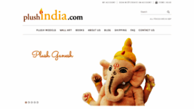 What Plushindia.com website looked like in 2020 (4 years ago)
