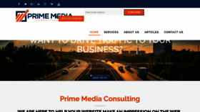 What Primemediaconsulting.com website looked like in 2020 (4 years ago)