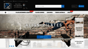 What Pilatesreformersaustralia.com website looked like in 2020 (4 years ago)