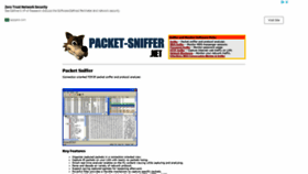 What Packet-sniffer.net website looked like in 2020 (4 years ago)