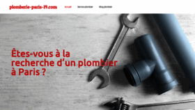 What Plomberie-paris-19.com website looked like in 2020 (4 years ago)