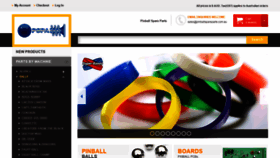 What Pinballspareparts.com.au website looked like in 2020 (4 years ago)