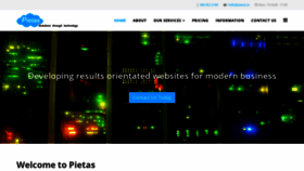 What Pietas.ie website looked like in 2020 (4 years ago)