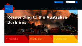 What Philanthropy.org.au website looked like in 2020 (4 years ago)