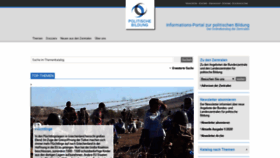What Politische-bildung.de website looked like in 2020 (5 years ago)