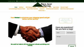 What Parcelauditpartners.com website looked like in 2020 (4 years ago)