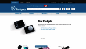 What Phidgets.com website looked like in 2020 (4 years ago)