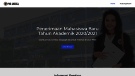 What Pmb.unrika.ac.id website looked like in 2020 (4 years ago)