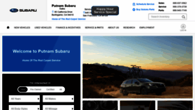 What Putnamsubaruofburlingame.com website looked like in 2020 (4 years ago)