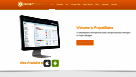 What Projectstatus.co.uk website looked like in 2020 (4 years ago)