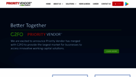 What Priorityvendor.com website looked like in 2020 (4 years ago)