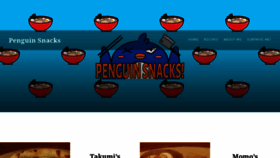 What Penguinsnacks.com website looked like in 2020 (5 years ago)