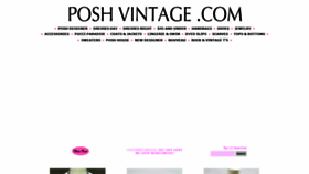 What Poshvintage.com website looked like in 2020 (4 years ago)
