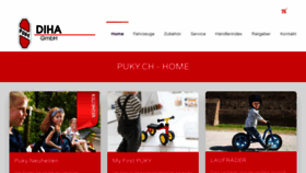 What Puky.ch website looked like in 2020 (4 years ago)