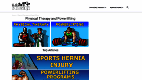 What Physiqz.com website looked like in 2020 (4 years ago)