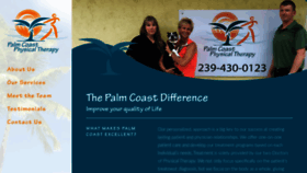 What Palmcoastphysicaltherapy.com website looked like in 2020 (4 years ago)