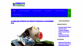 What Prestito-personale.biz website looked like in 2020 (4 years ago)