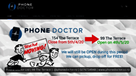 What Phonedoctor.co.nz website looked like in 2020 (4 years ago)